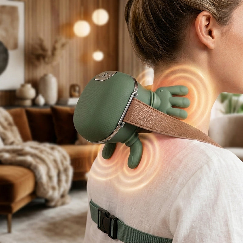 MASSEUR 4D MULTI-ZONES CHAUFFANT SANS FIL